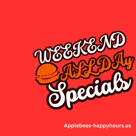 Saturday and Sunday - Weekend Specials